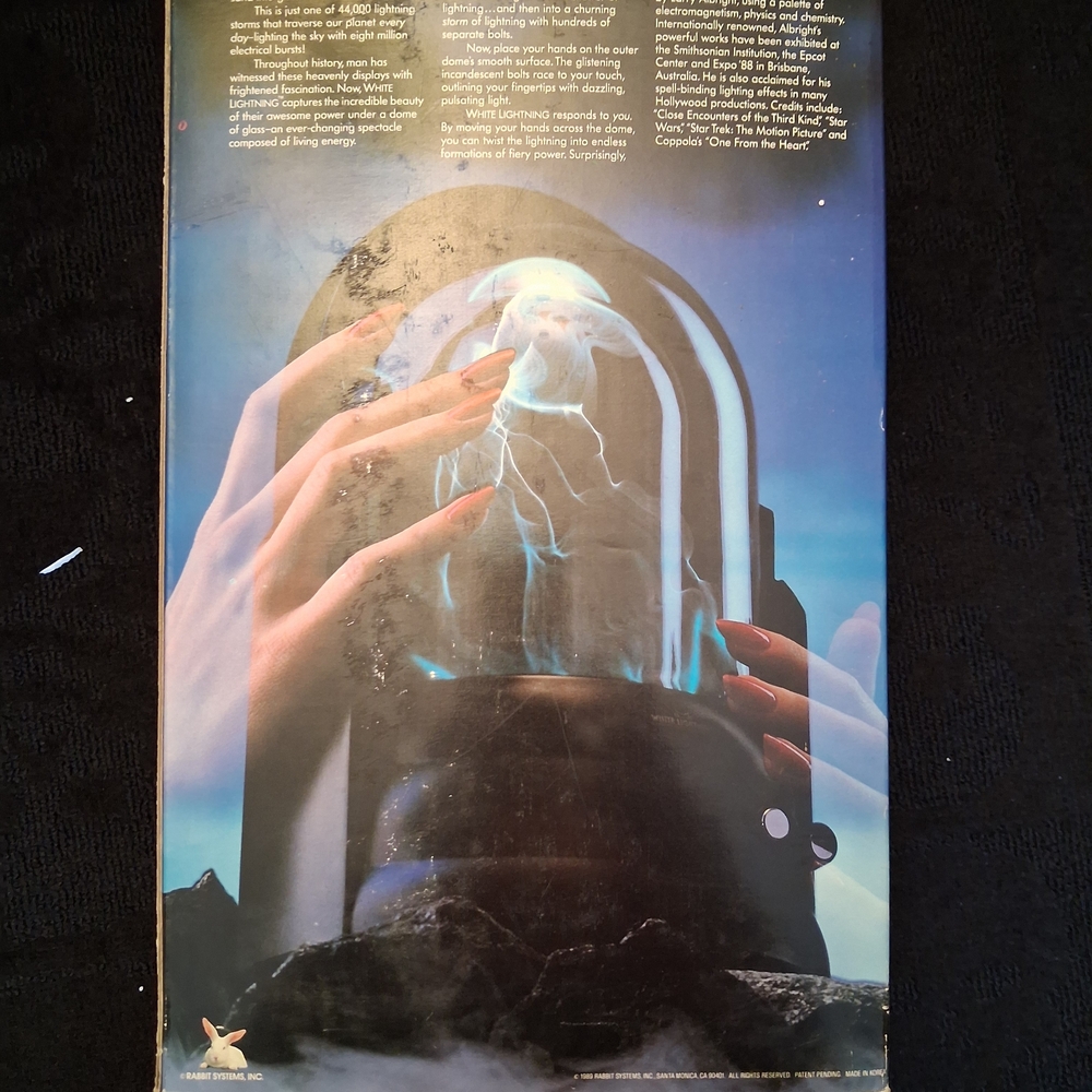 Black Plasma Ball Lamp - Picture 5 of 8